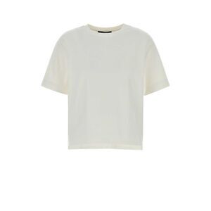 Weekend Max Mara Women White Cotton Oversize Multid T-Shirt